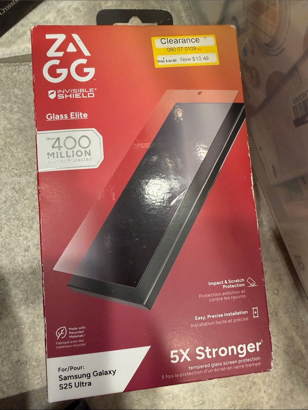 Galaxy S25 Ultra screen protector ZAGG